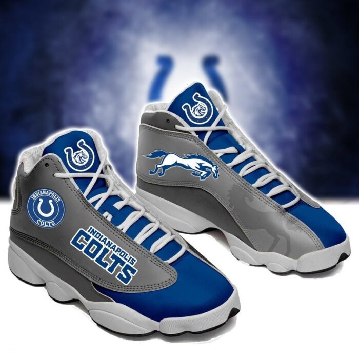 Indianapolis Colts Nfl Ver 8 Air Jordan 13 Sneaker