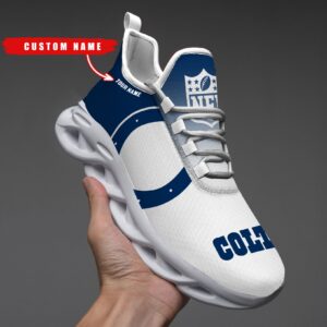 Indianapolis Colts Personalized Custom Name Max Soul Shoes