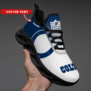 Indianapolis Colts Personalized Custom Name Max Soul Shoes