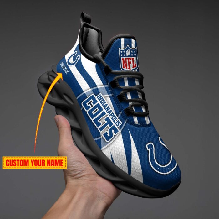 Indianapolis Colts Personalized Max Soul Shoes