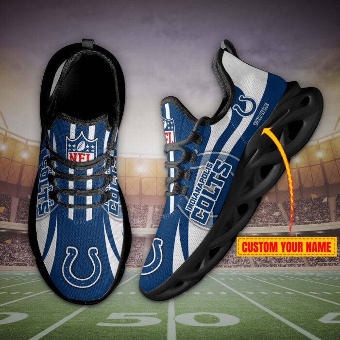 Indianapolis Colts Personalized Max Soul Shoes