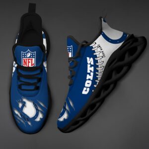 Indianapolis Colts Personalized NFL Max Soul Shoes