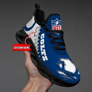 Indianapolis Colts Personalized NFL Max Soul Shoes