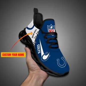 Indianapolis Colts Personalized NFL Max Soul Shoes Fan Gift