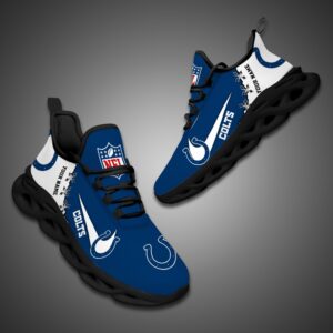 Indianapolis Colts Personalized NFL Max Soul Shoes Fan Gift