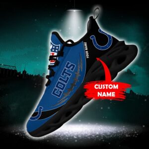 Indianapolis Colts Personalized NFL Max Soul Shoes for NFL Fan