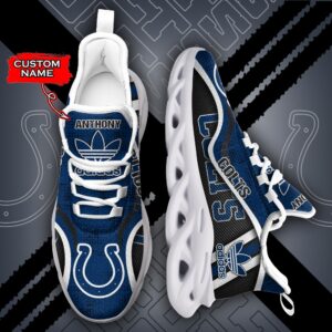 Indianapolis Colts Personalized NFL Max Soul Sneaker Adidas Ver 1