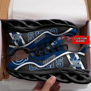 Indianapolis Colts Personalized NFL Max Soul Sneaker Adidas Ver 1