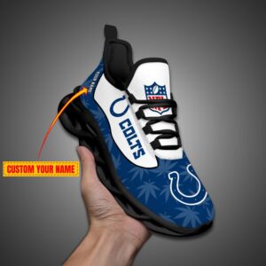 Indianapolis Colts Personalized Weed Limited Edition Max Soul Shoes