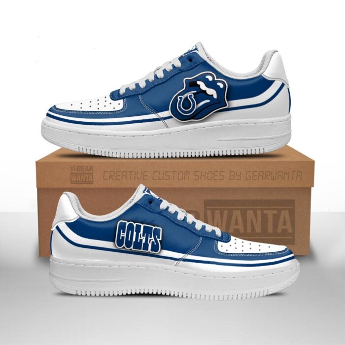 Indianapolis Colts Sneakers Custom Force Shoes Sexy Lips For Fans