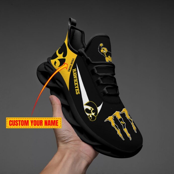 Iowa Hawkeyes Personalized Luxury NCAA Max Soul Shoes