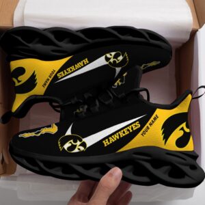 Iowa Hawkeyes Personalized Luxury NCAA Max Soul Shoes