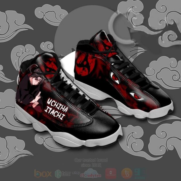 Itachi Sharingan Eyes Naruto Anime Air Jordan 13 Shoes