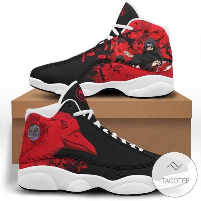 Itachi Summoning Crow High Cut Air Jordan 13 Shoes Sneakers