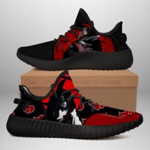 Itachi Yeezy Shoes Akatsuki Clan Naruto Art 141