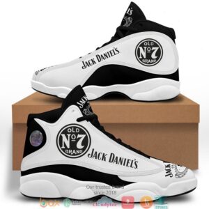 Jack Daniels No 7 Brand Air Jordan 13 Sneaker Shoes