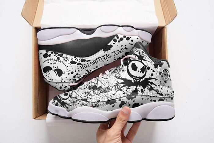 Jack Skellington Air Jordan 13 Sneaker Shoes