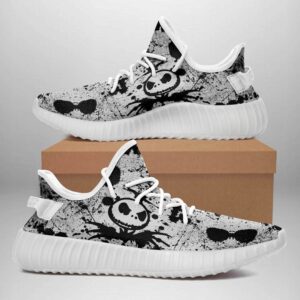 Jack Skellington Bw Yeezy Boost Shoes Sport Sneakers Yeezy Shoes