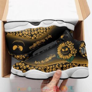 Jack Skellington Nightmare Before Christmas Sunflower Air Jordan 13 Sneaker Shoes