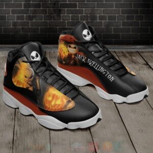 Jack Skellington The Nightmare Cartoon V12 Shoes Birthday Air Jordan 13 Shoes