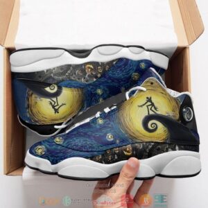 Jack Skellington The Nightmare Starry Night 2 Air Jordan 13 Sneaker Shoes