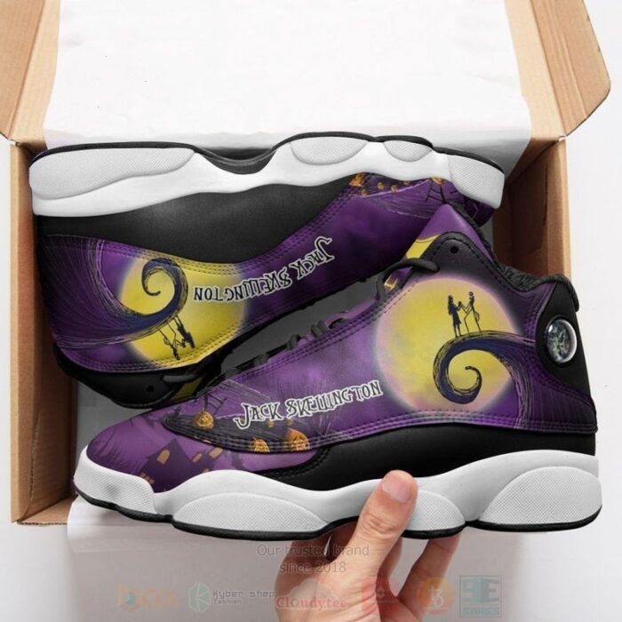 Jack Skellington The Nightmare Starry Night Air Jordan 13 Shoes