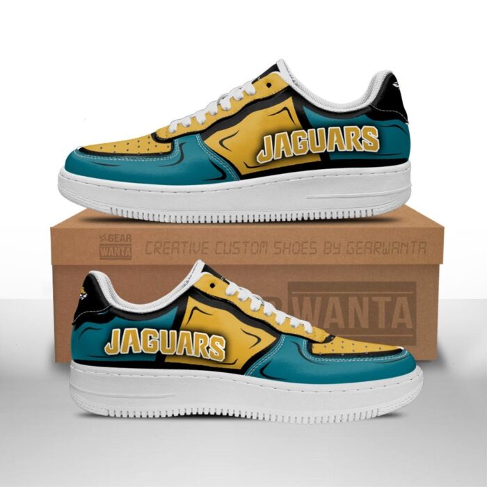 Jacksonville Jaguars Air Sneakers Custom NAF Shoes For Fan