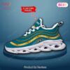 Jacksonville Jaguars NFL Blue Mix Gold Custom Name Max Soul Shoes