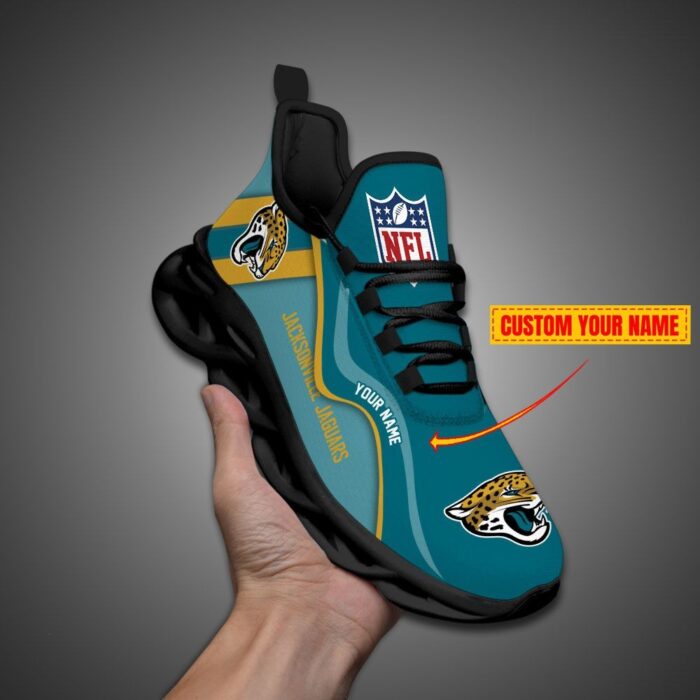 Jacksonville Jaguars NFL Customized Unique Max Soul Shoes