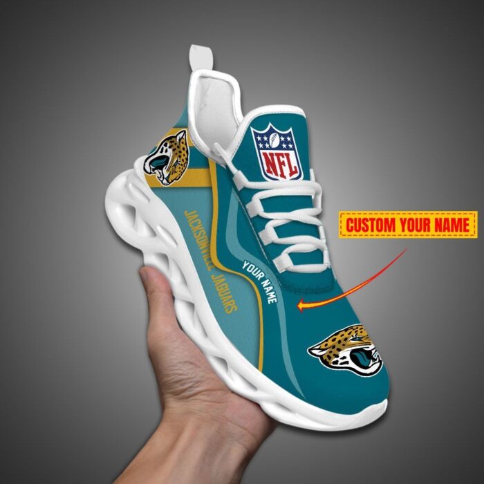 Jacksonville Jaguars NFL Customized Unique Max Soul Shoes