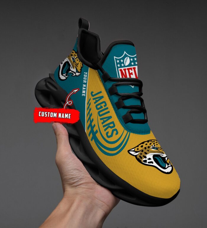 Jacksonville Jaguars Personalized Max Soul Shoes 81 SP0901029