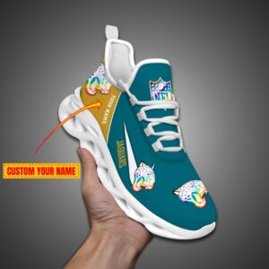 Jacksonville Jaguars Personalized Pride Month Luxury NFL Max Soul Shoes Ver 2