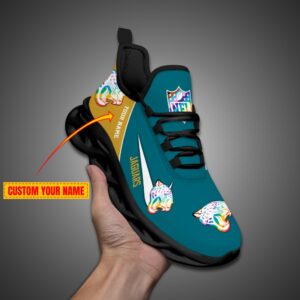 Jacksonville Jaguars Personalized Pride Month Luxury NFL Max Soul Shoes Ver 2