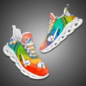 Jacksonville Jaguars Personalized Pride Month Luxury NFL Max Soul Shoes v1