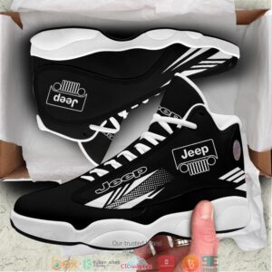 Jeep Black Air Jordan 13 Sneaker Shoes