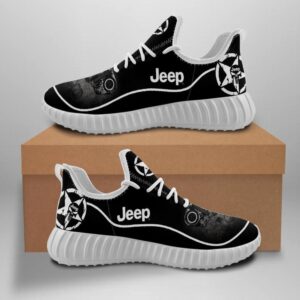 Jeep Car Custom Shoes Sport Sneakers Jeep Truck Yeezy Boost Yeezy Shoes