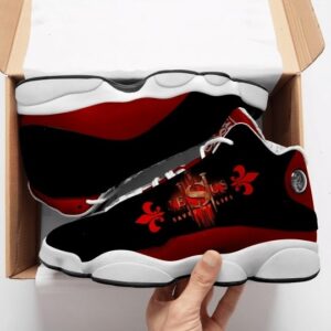 Jesus Saved My Life All Over Printed Air Jordan 13 Sneakers 2