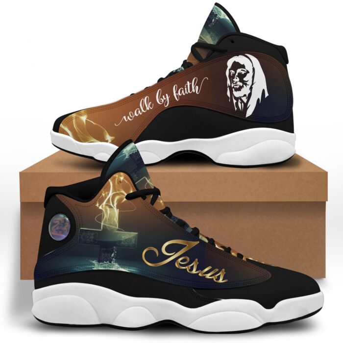 Jesus Walk By Faith Air Jordan 13 Shoes 2