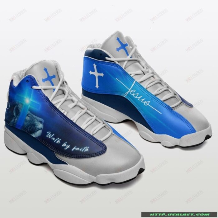 Jesus Walk By Faith Air Jordan 13 Sneaker