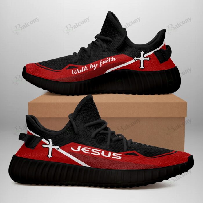 Jesus Walk By Faith Yeezy Shoes 005