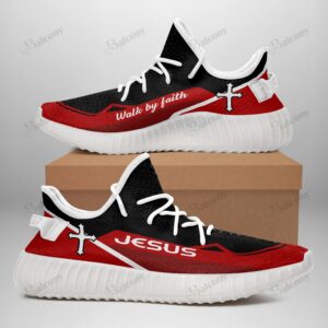 Jesus Walk By Faith Yeezy Shoes 005