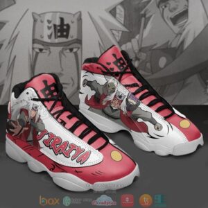 Jiraiya Naruto Anime Air Jordan 13 Sneaker Shoes