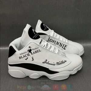 Johnnie Walker Whiskey White Air Jordan 13 Shoes