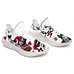 Joker And Harley Quinn Yeezy Shoes Sport Sneakers