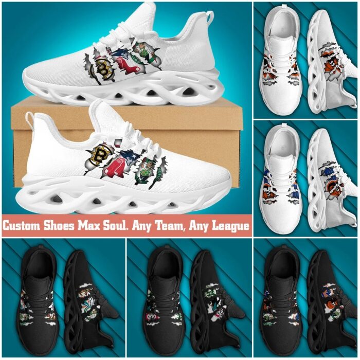 KM009-Custom Max Soul Sneakers Any Team, Any League