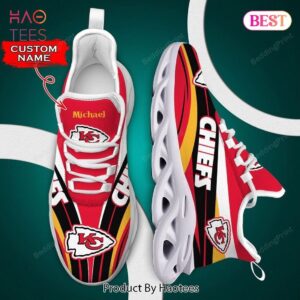 Kansas City Chiefs Max NFL Red Gold Black Max Soul Shoes