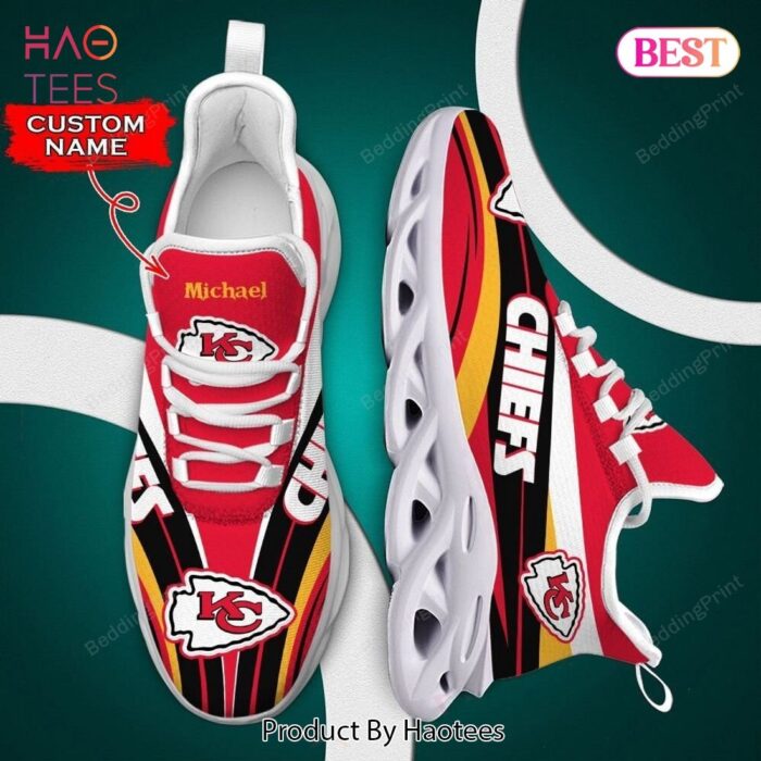 Kansas City Chiefs Max NFL Red Gold Black Max Soul Shoes