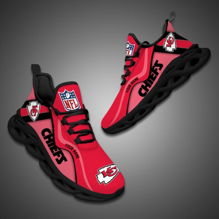 Kansas City Chiefs NFL Customized Unique Max Soul Shoes