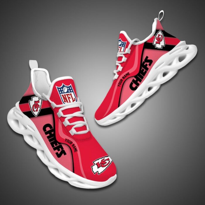 Kansas City Chiefs NFL Customized Unique Max Soul Shoes