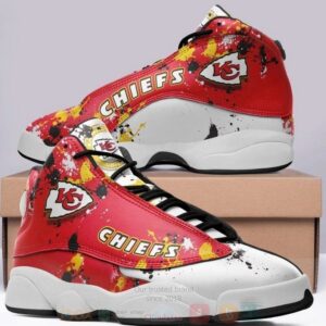 Kansas City Chiefs Nfl Big Logo Football Team Air Jordan 13 Shoes